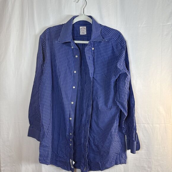brooks brothers regular fit non iron dress shirt Brooks Brothers Regular Fit Stretch Cotton Non-Iron Oxford Polo Button Down  Collar: Black Watch – Craig Reagin Clothiers